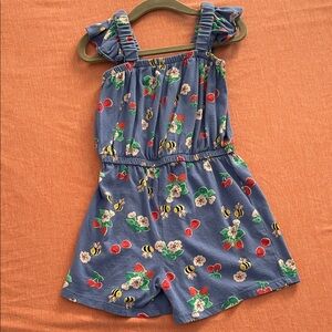 Old Navy Blue Floral Kids Romper